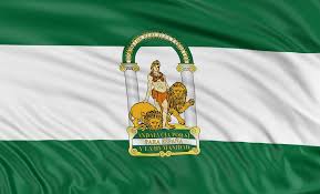 Offizielle Flagge Andalusiens